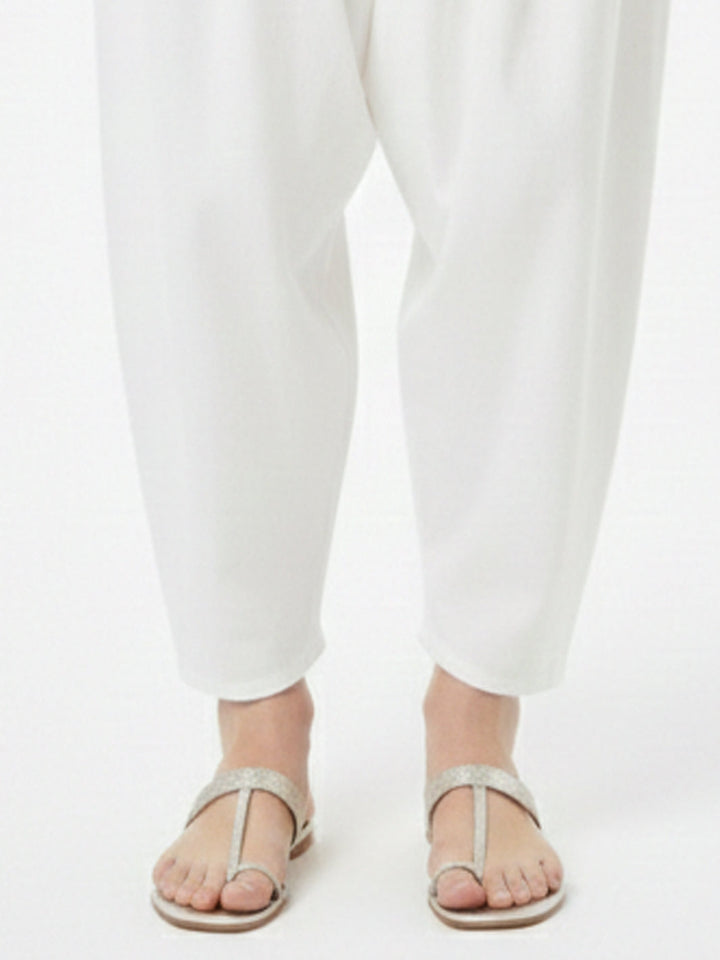 Lawn White Trouser - Almirah