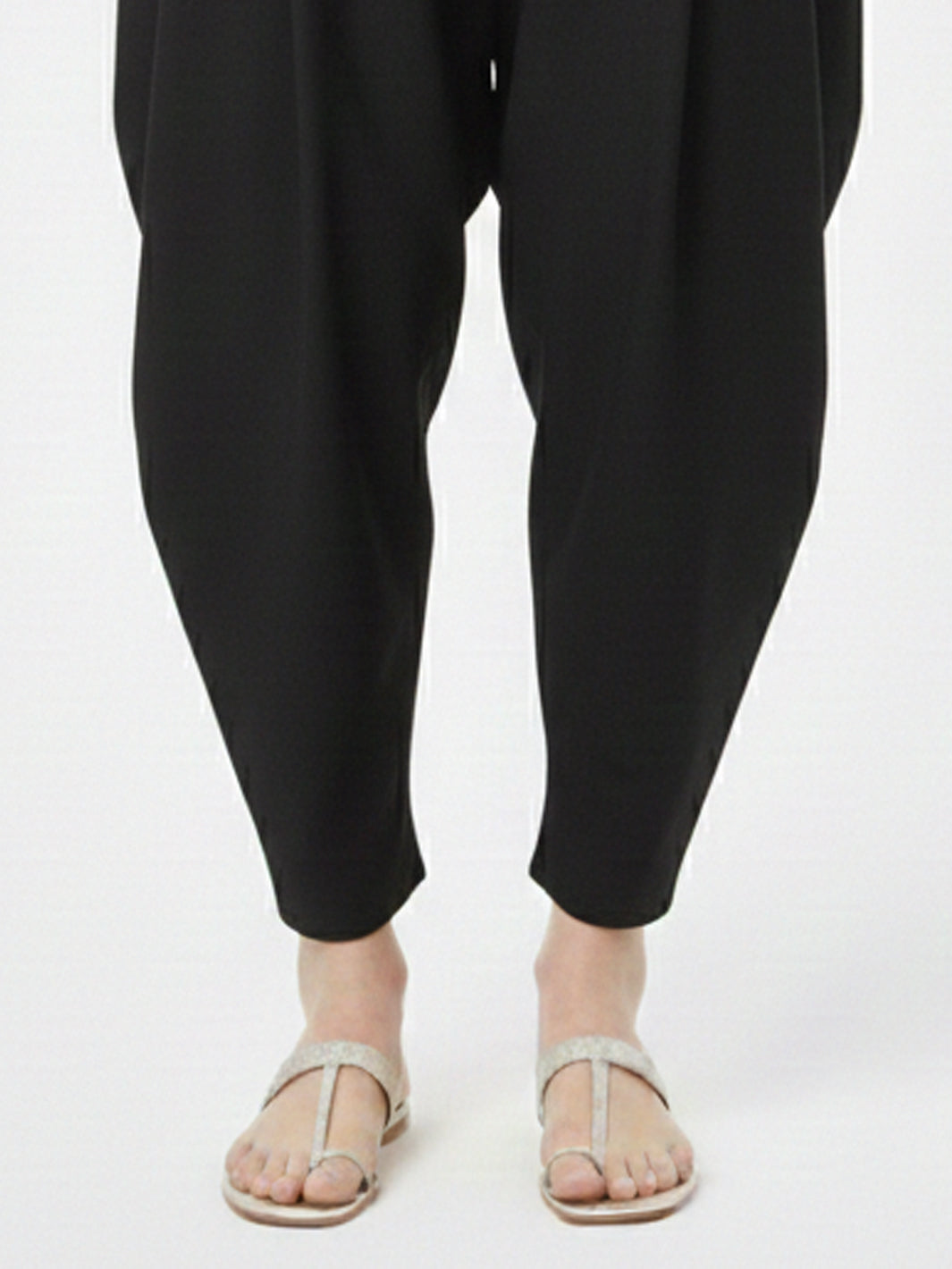 Lawn Black Trouser - Almirah