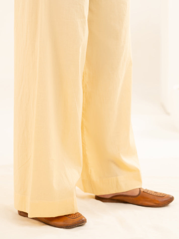 Lawn Beige Trouser - Almirah
