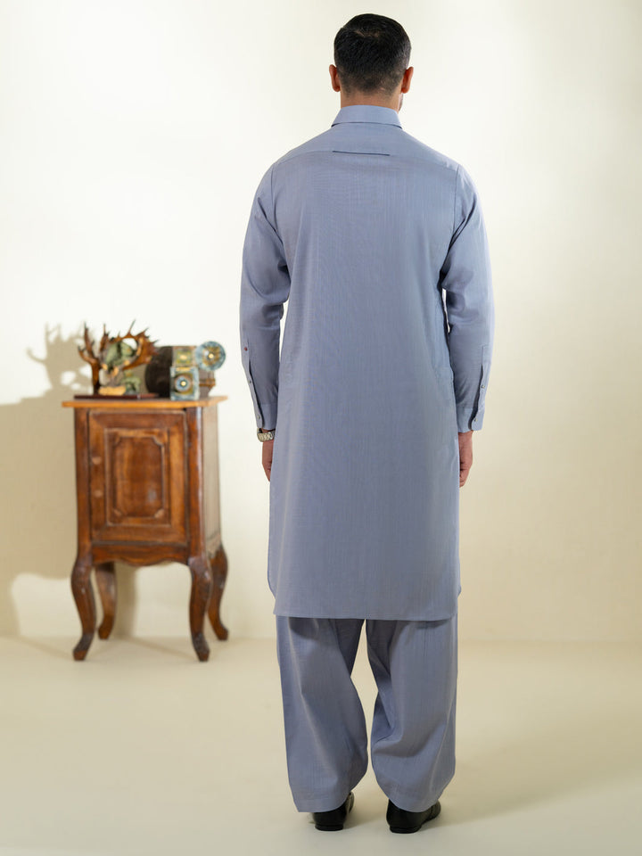 Cotton Purple Shalwar Kameez- Almirah