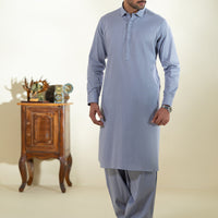 Cotton Purple Shalwar Kameez- Almirah
