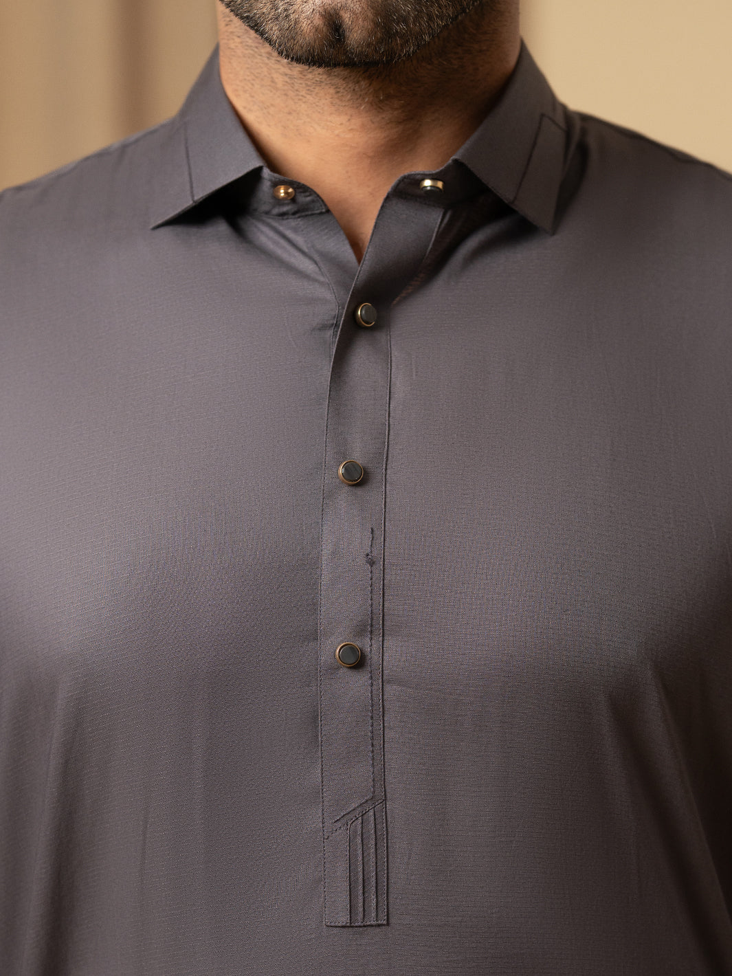 Cotton Grey Shalwar Kameez - Almirah