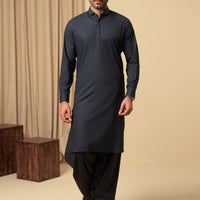 Cotton Midnight Blue Shalwar Kameez - Almirah