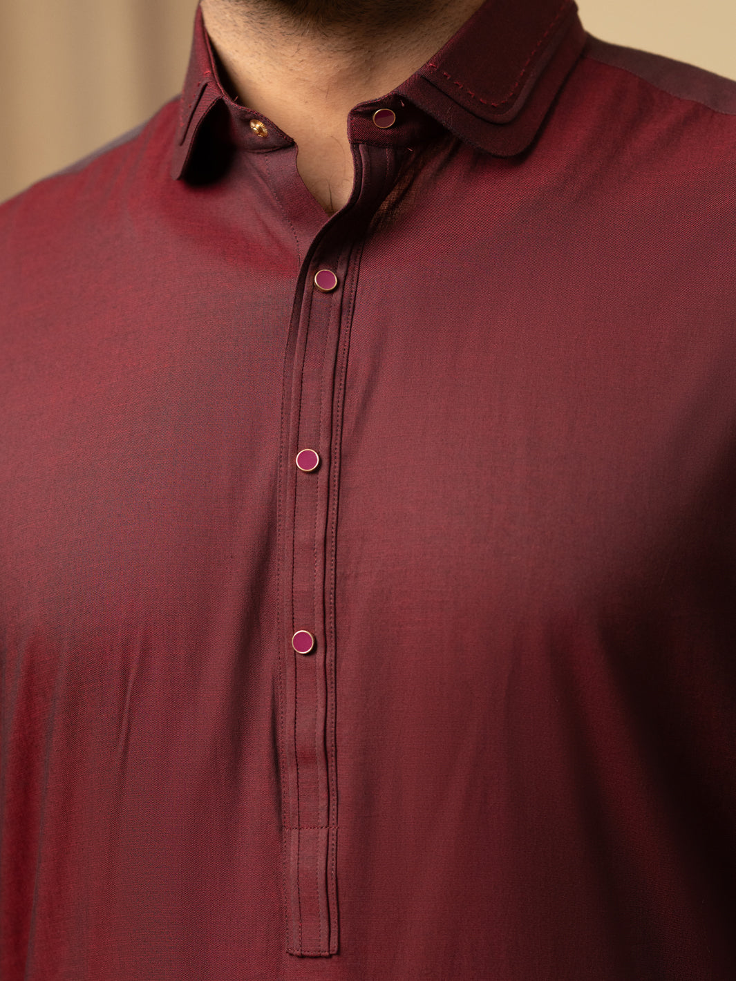 Cotton Maroon Shalwar Kameez - Almirah