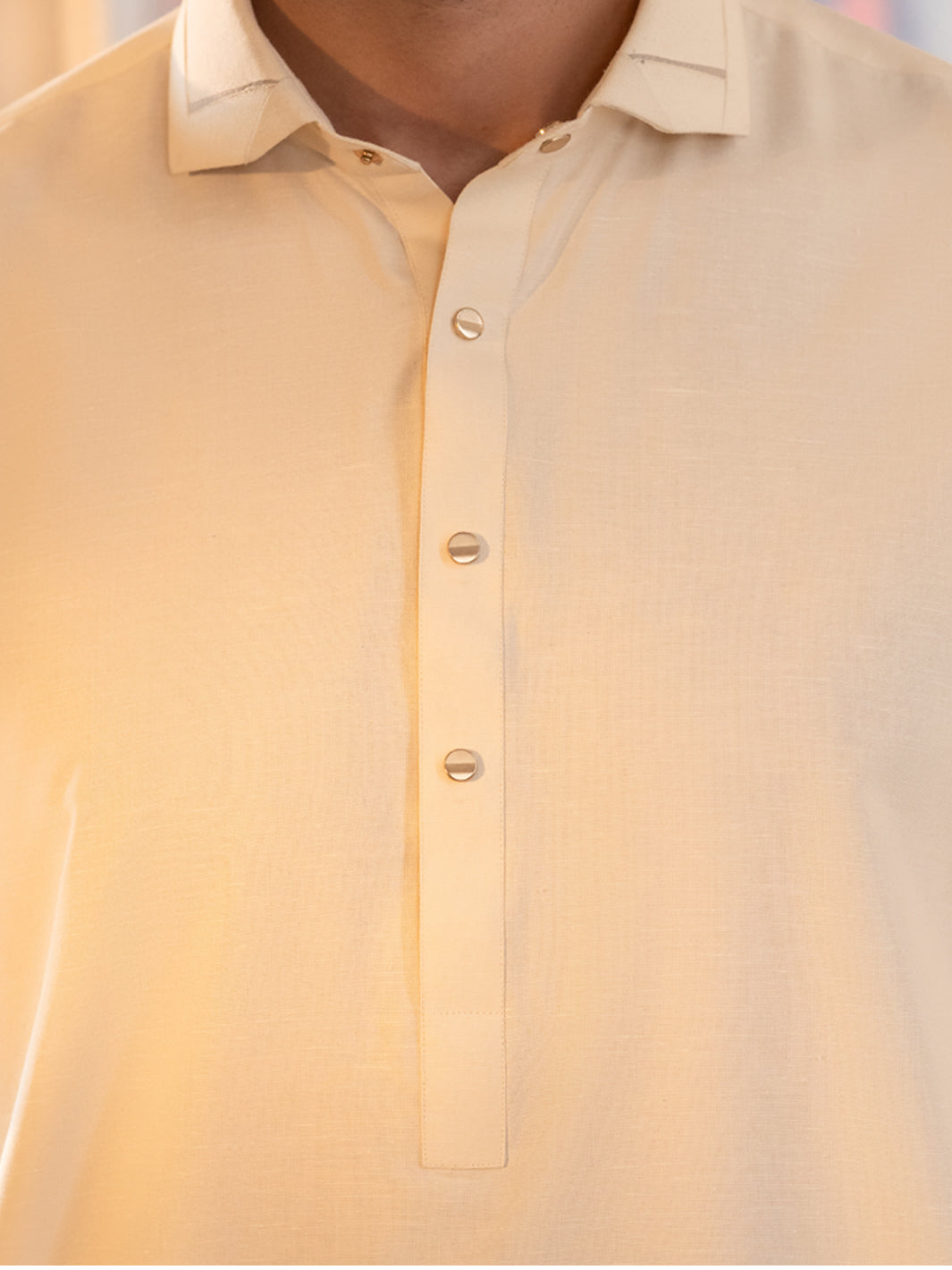 Blended Off White Shalwar Kameez - Almirah