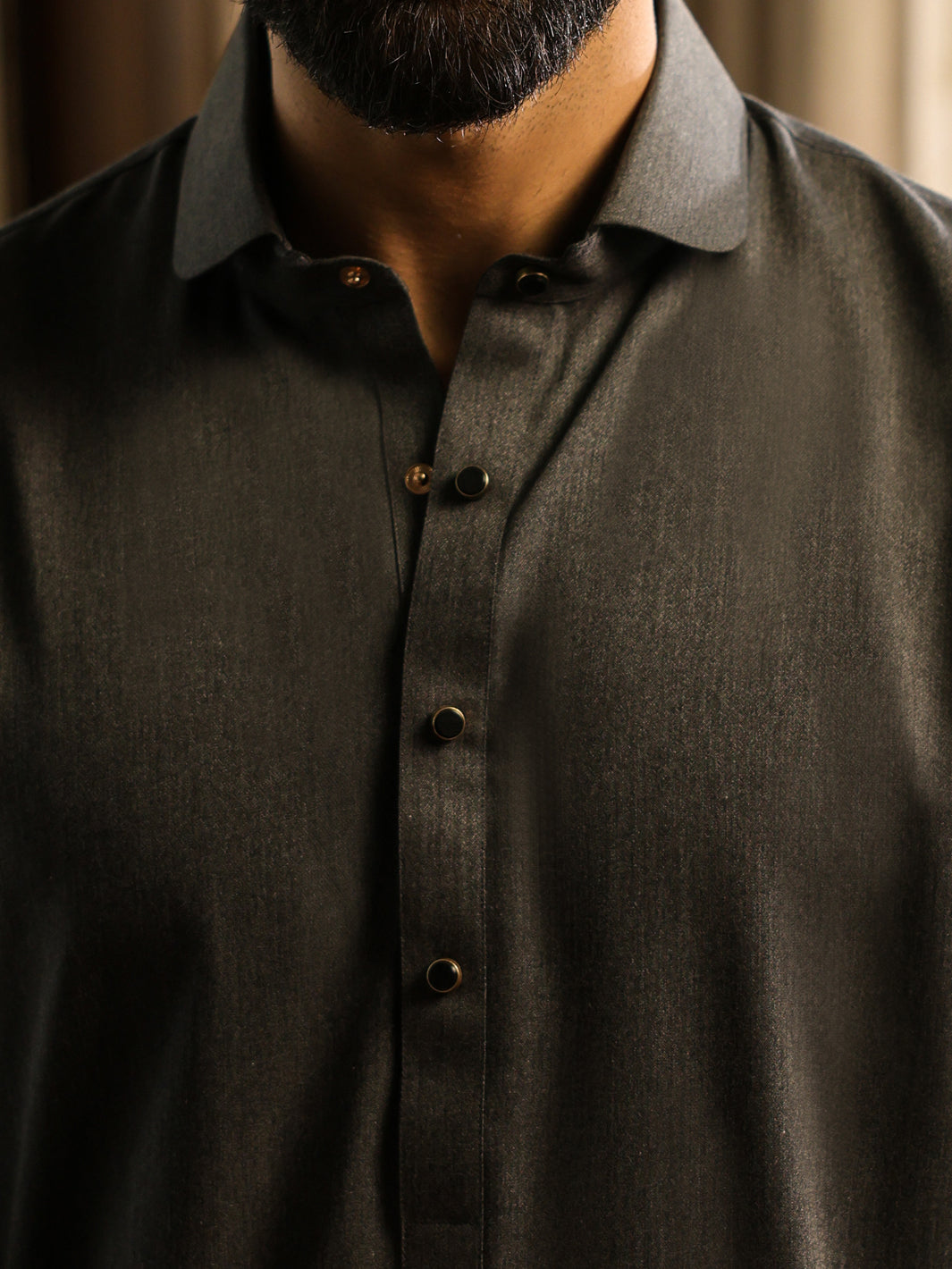Blended Grey Shalwar Kameez - Almirah