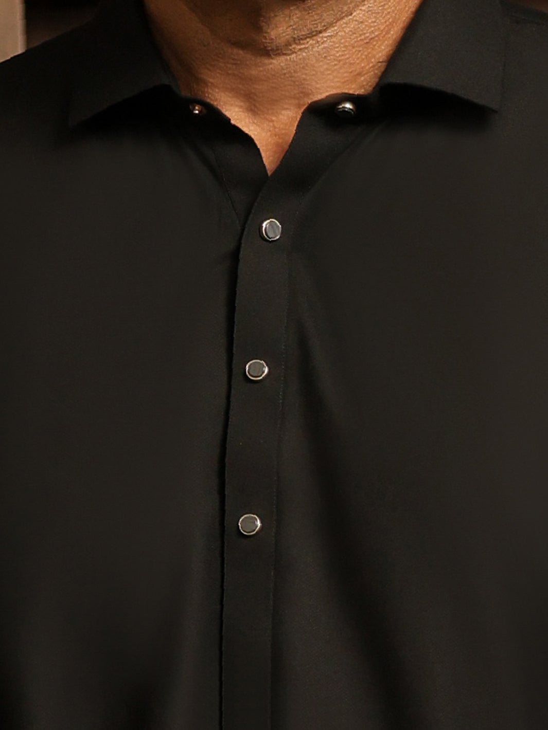 Blended Black Shalwar Kameez - Almirah