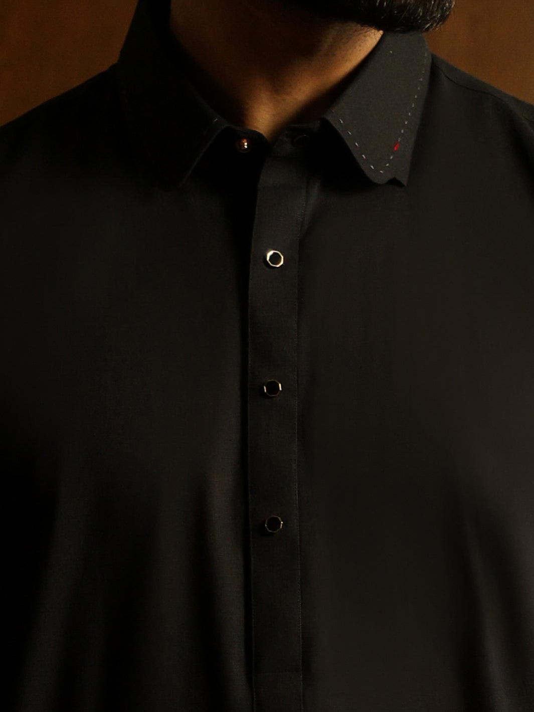 Blended Black Shalwar Kameez - Almirah