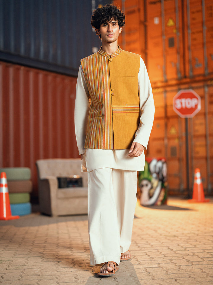 Mustard Waist Coat - Almirah