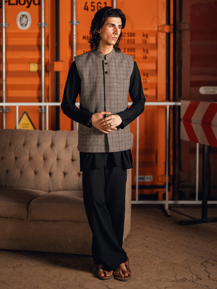 Grey Waist Coat - Almirah