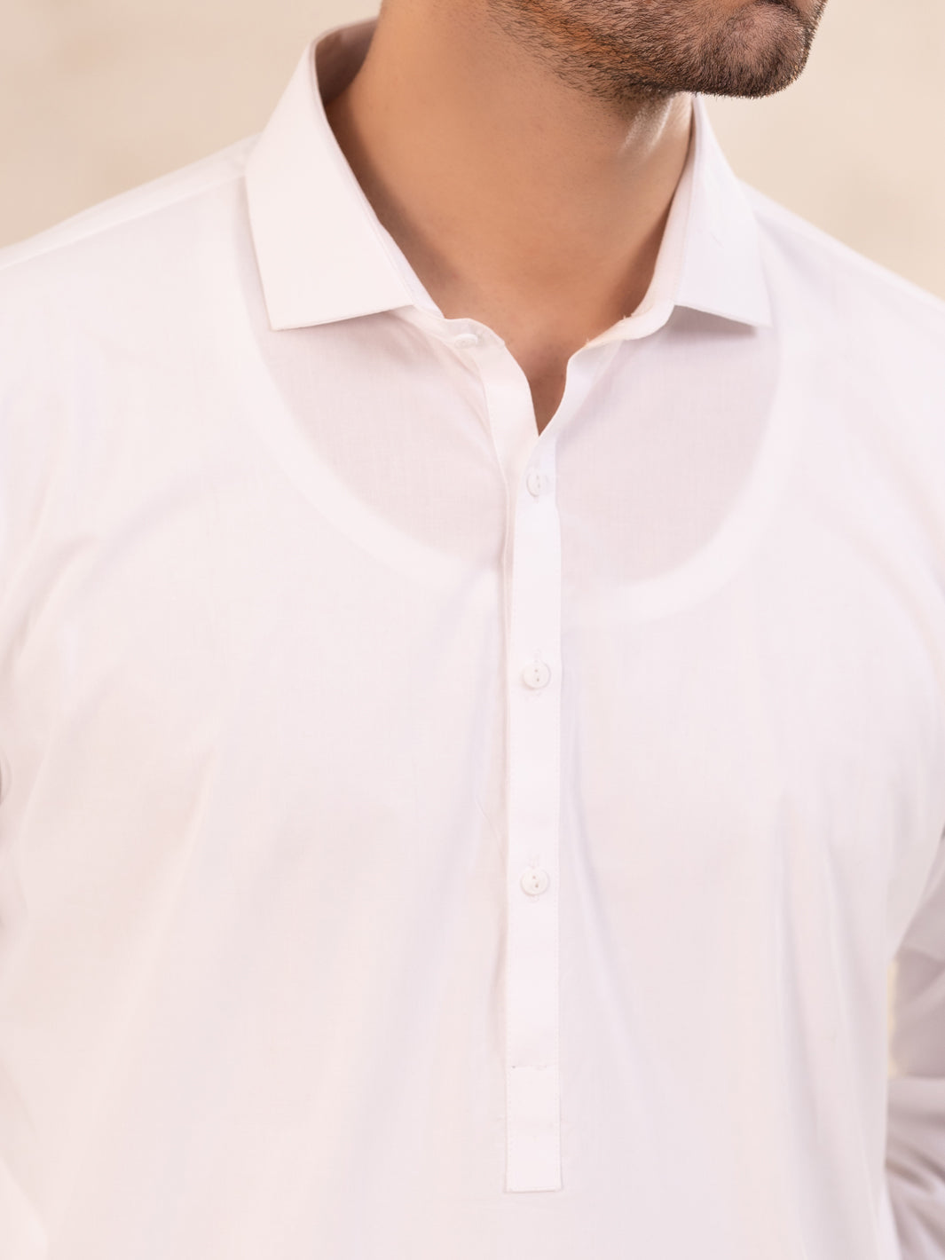 Cotton White Shalwar Kameez - Almirah