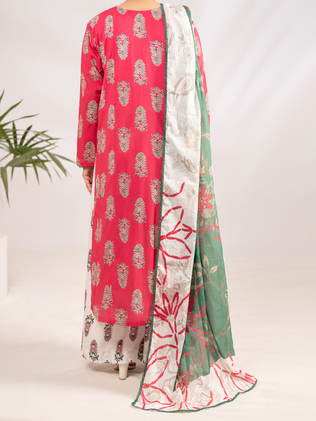 Lawn Pink Stitched Suit - Almirah