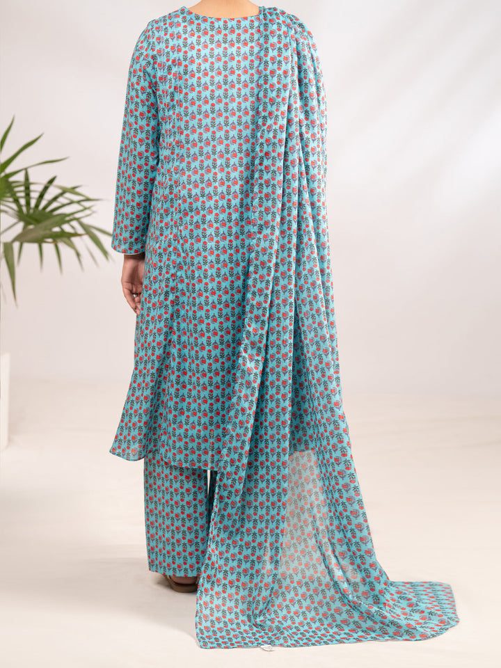 Lawn Ferozi Stitched Suit - Almirah