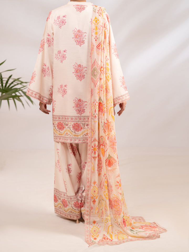 Peach Stitched Suit - Almirah