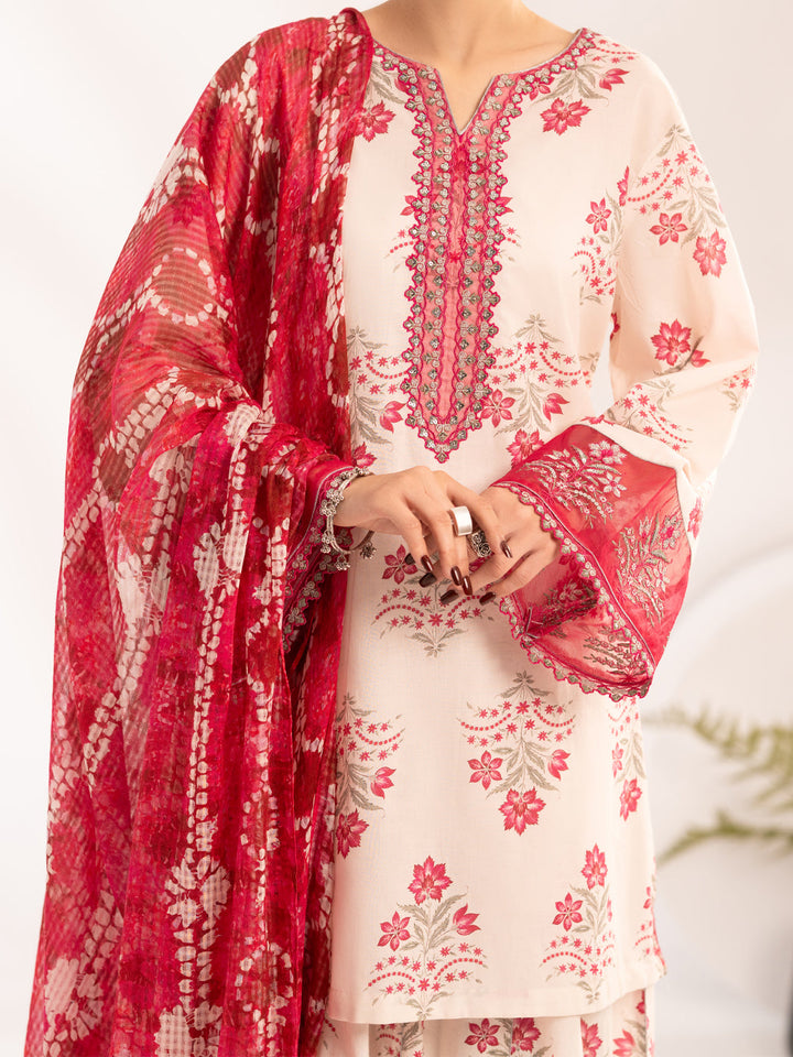 Pink Stitched Suit - Almirah