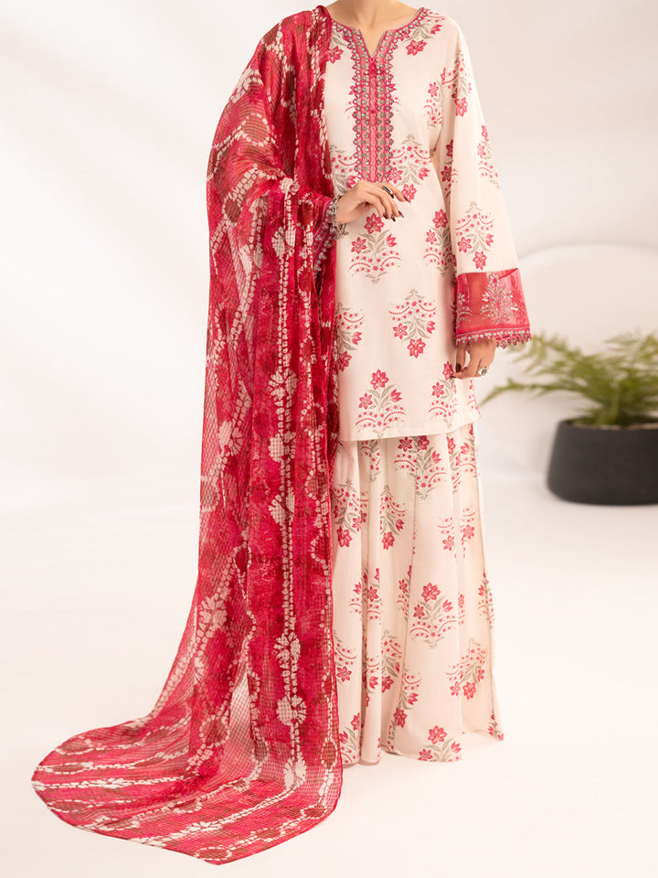 Pink Stitched Suit - Almirah