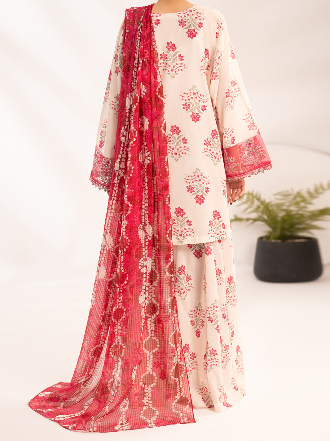 Pink Stitched Suit - Almirah