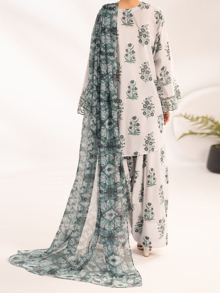 Teal Stitched Suit - Almirah