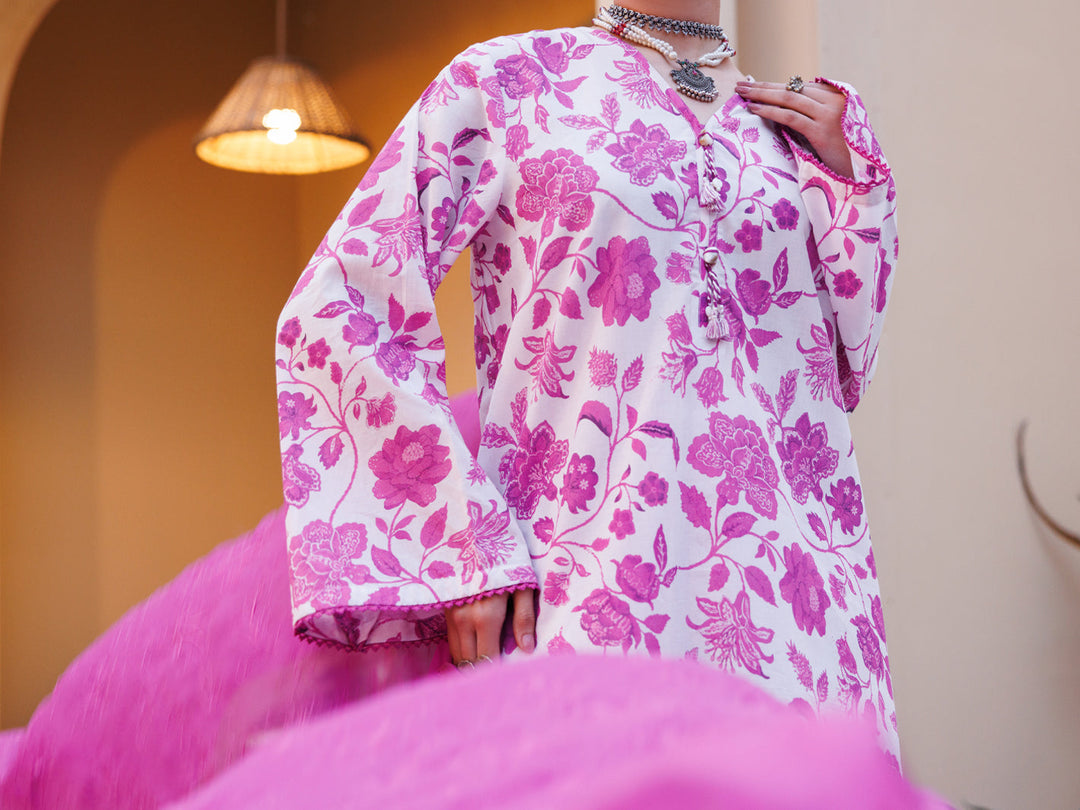 Lawn Light Purple Stitched Suit - Almirah