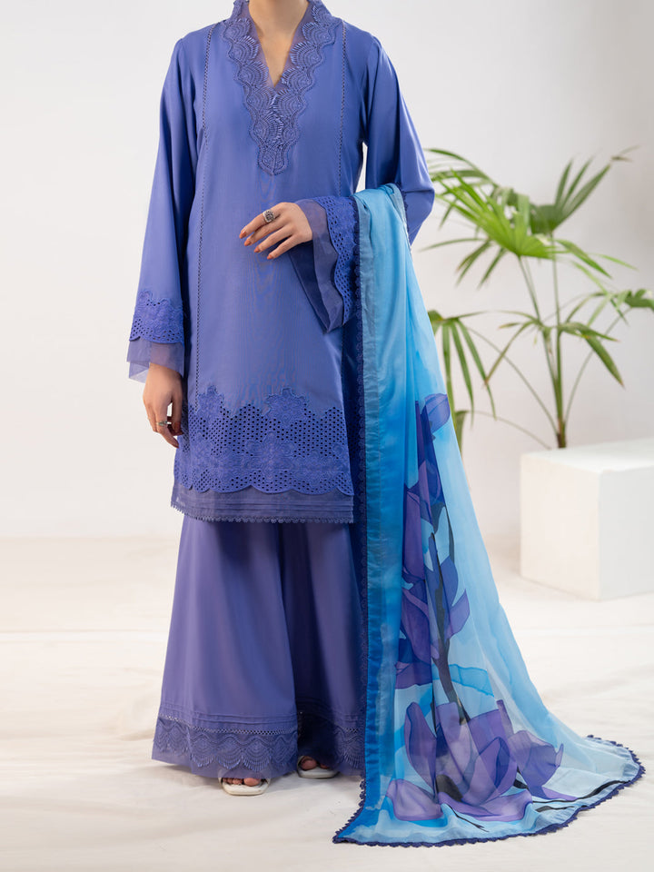 Purple Stitched Suit - Almirah