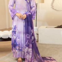 Thai Silk Purple Stitched Suit - J. Junaid Jamshed