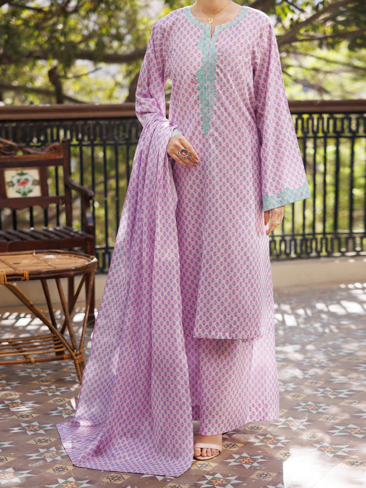 Lawn Light Purple Stitched Suit - Almirah