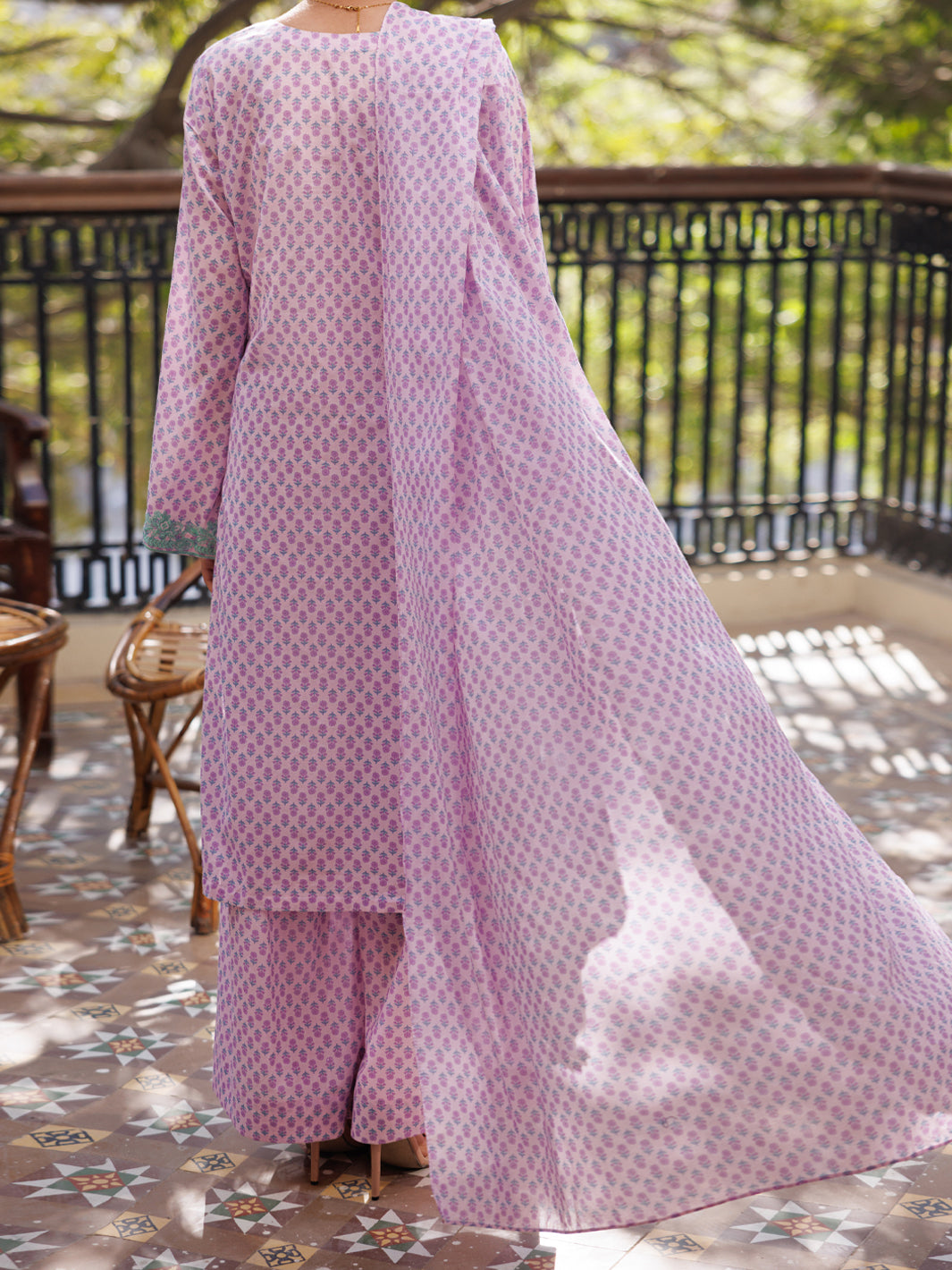 Lawn Light Purple Stitched Suit - Almirah