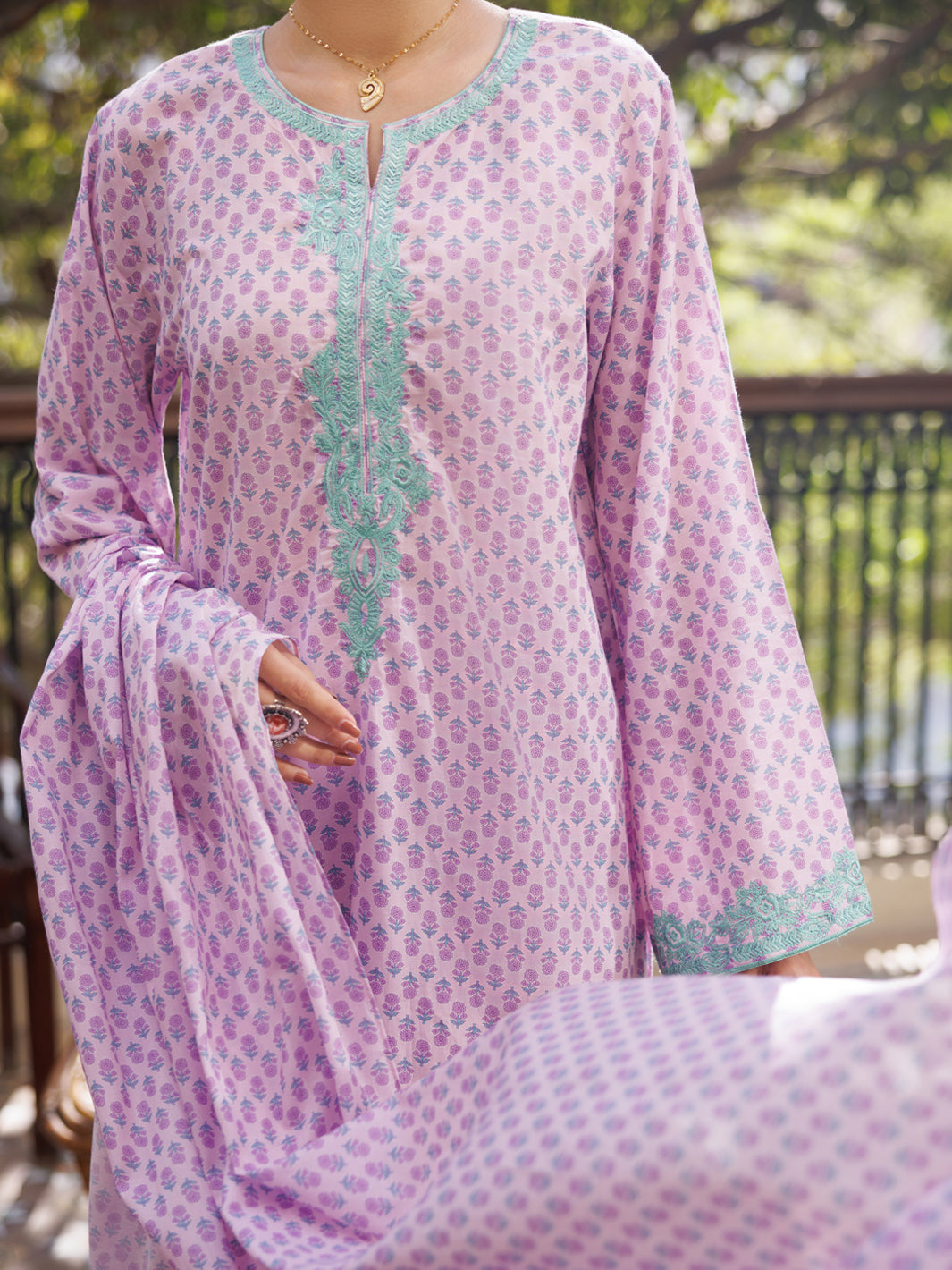 Lawn Light Purple Stitched Suit - Almirah