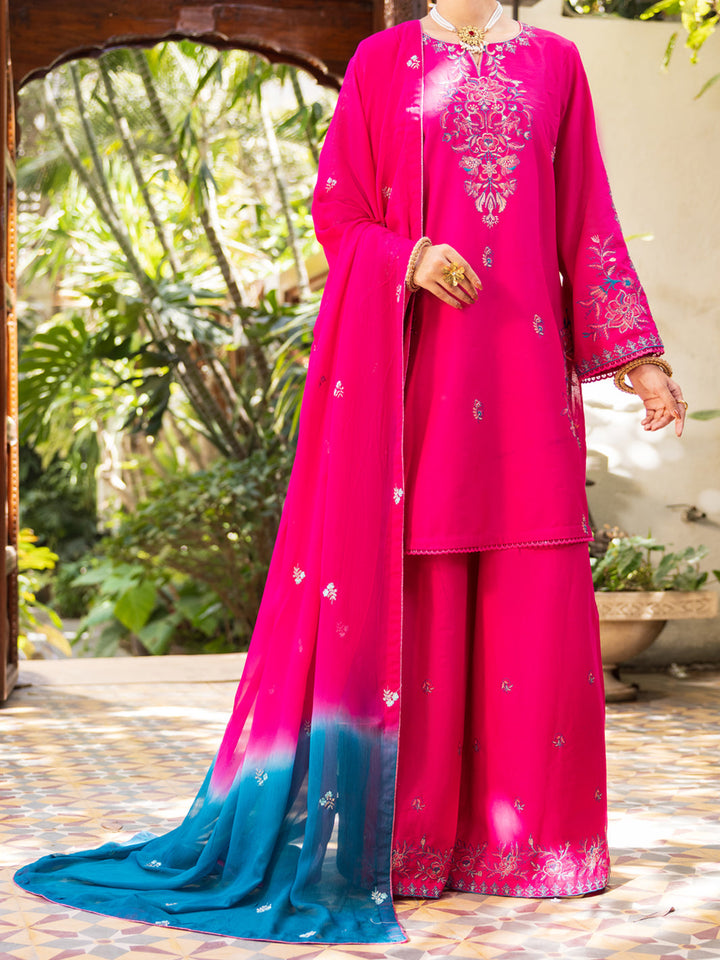 Cotton Pink Stitched Suit - Almirah