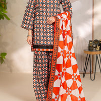 Cotton Black Unstitched Suit - Almirah