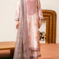 Light Pink Stitched Suit - Almirah