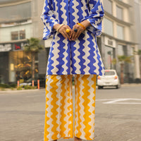 Lawn Blue Kurti - Almirah
