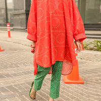 Lawn Orange Kurti - Almirah