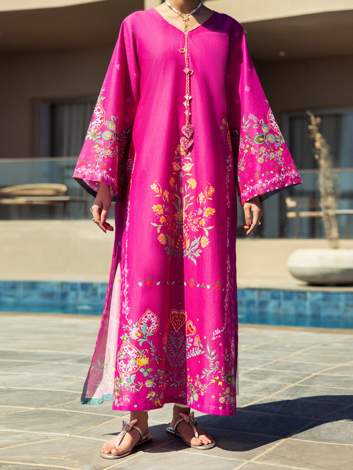 Cotton Pink Kurti - Almirah