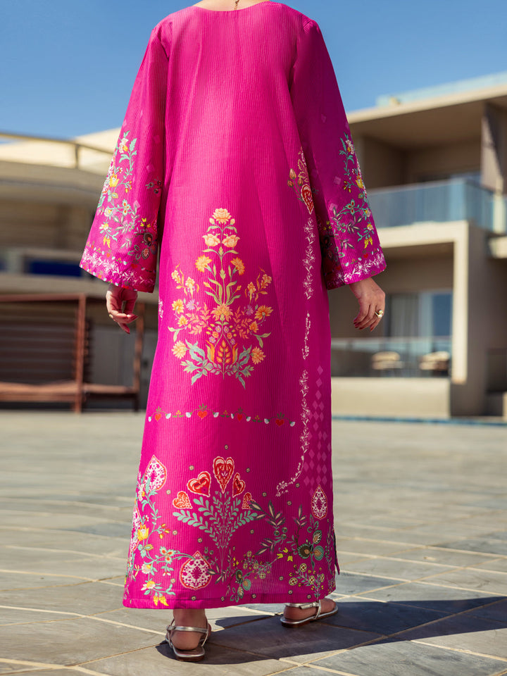 Cotton Pink Kurti - Almirah