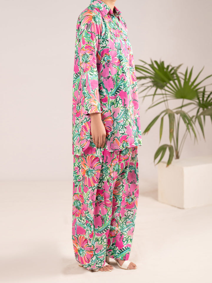 Lawn Pink Stitched Suit - Almirah