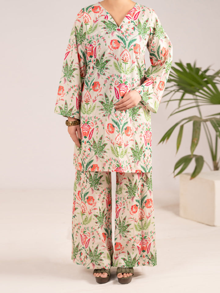 Lawn Light Green Stitched Suit - Almirah