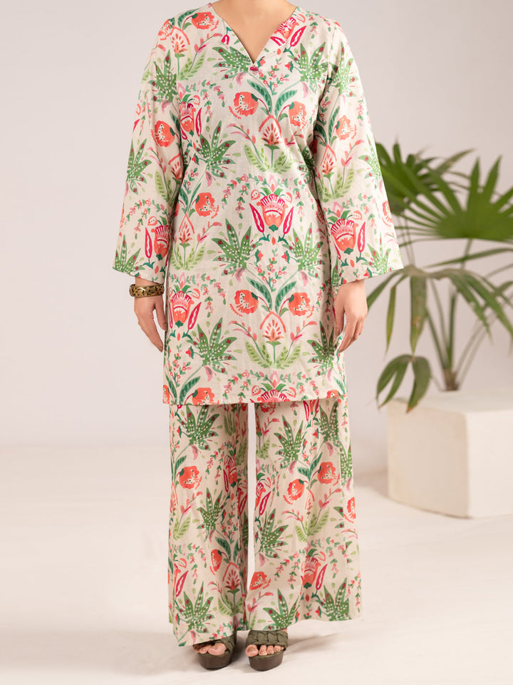 Lawn Light Green Stitched Suit - Almirah