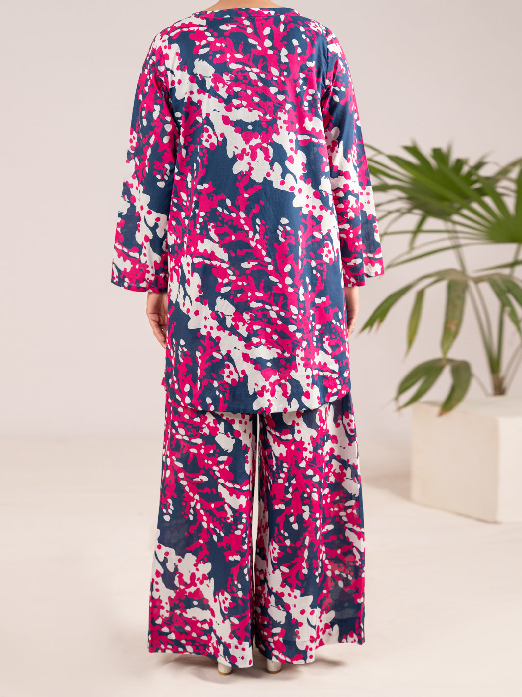 Lawn Blue Stitched Suit - Almirah