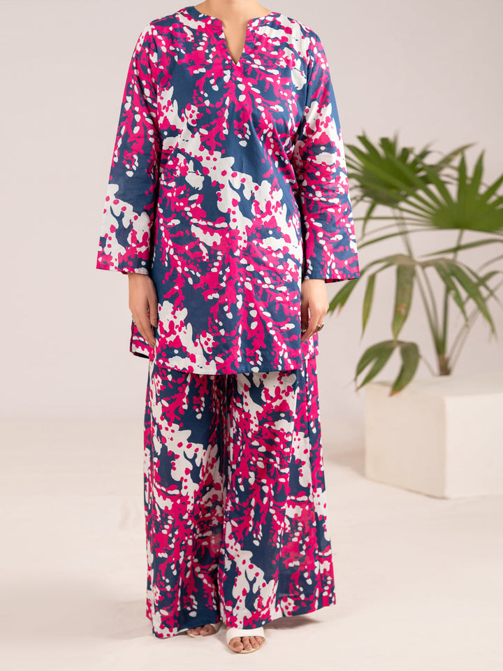 Lawn Blue Stitched Suit - Almirah