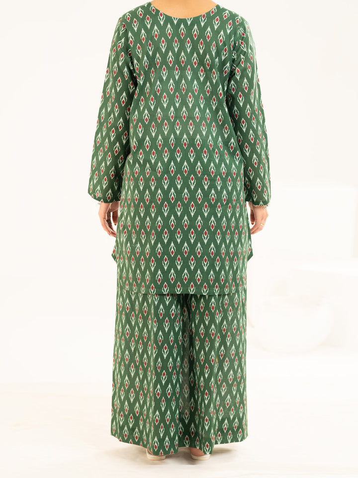 Lawn Green Stitched Suit - Almirah