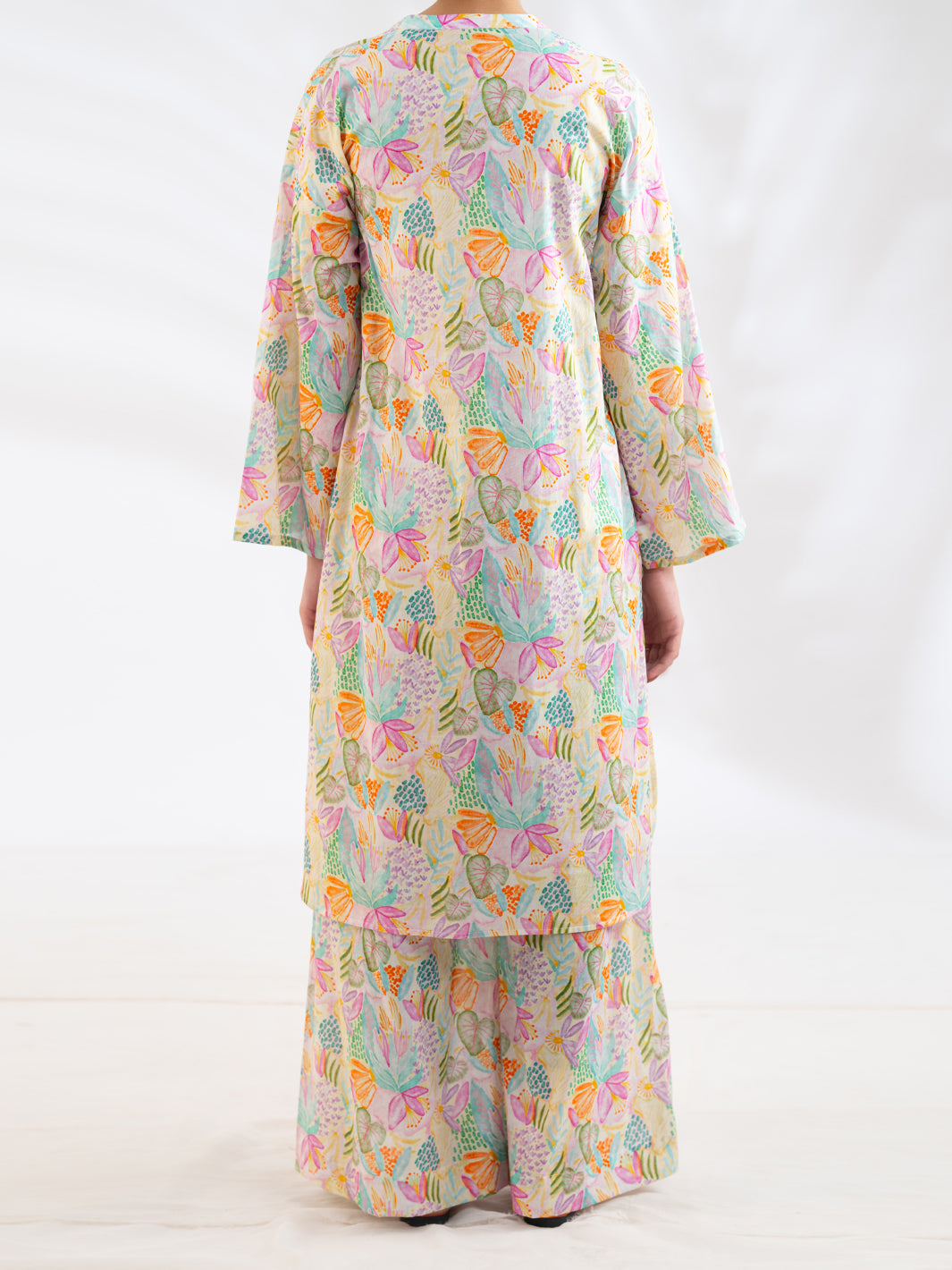 Lawn Off White Stitched Suit - Almirah