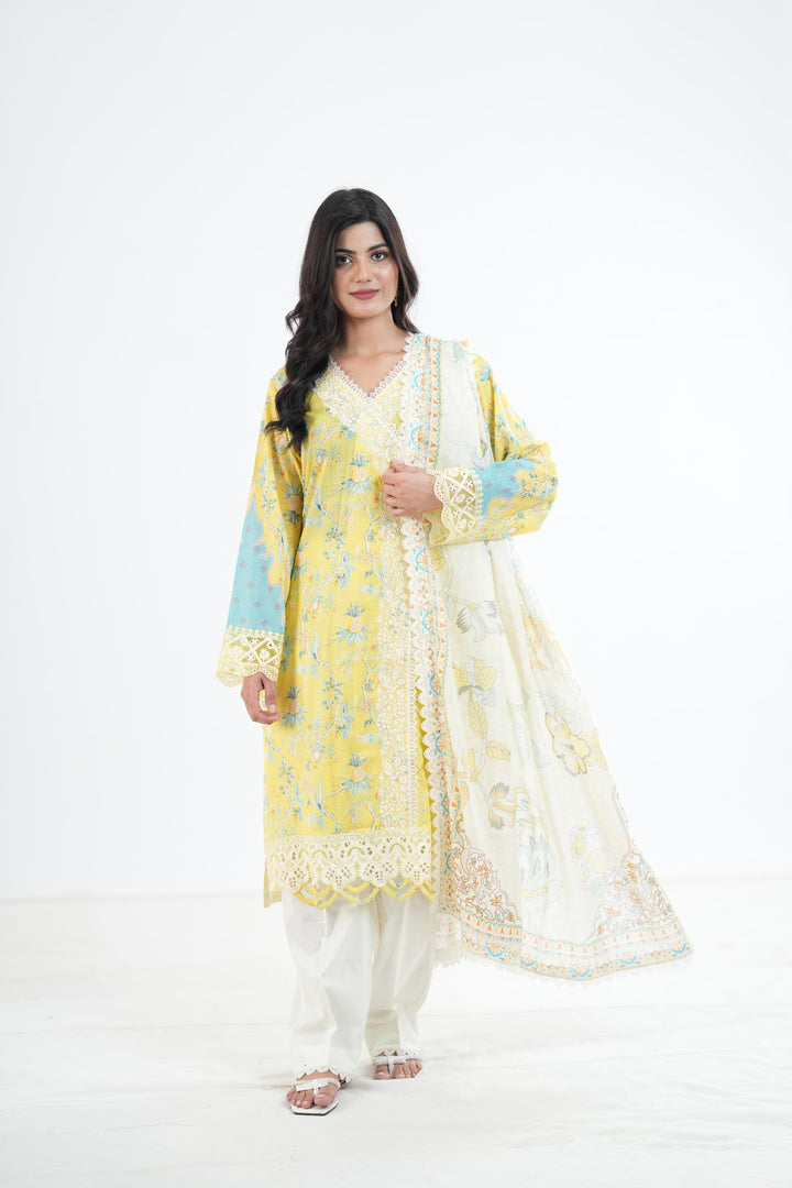 Aylin - Aabyaan Printed Stitched