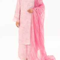 Thai Silk Light Pink Stitched Suit - Almirah