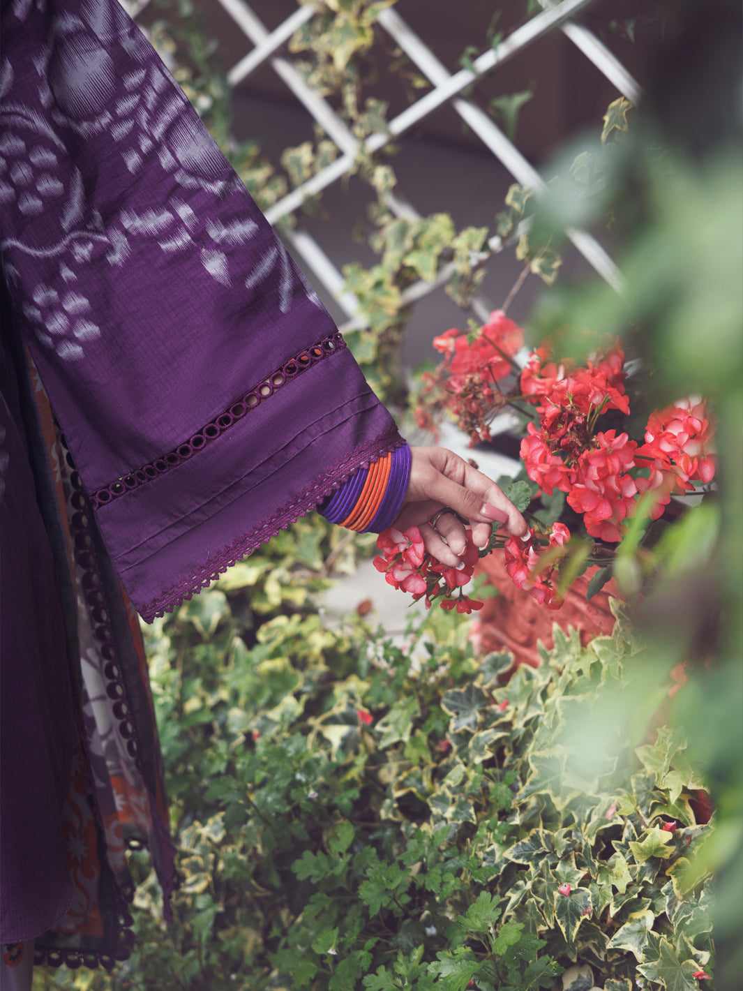 Cambric Plum Unstitched Suit - Almirah