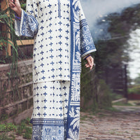 Cambric Off White Stitched Suit - Almirah