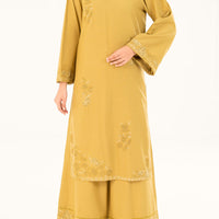 Cambric Mehendi Green Kurti - Almirah