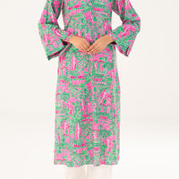 Cambric Green Kurti - Almirah
