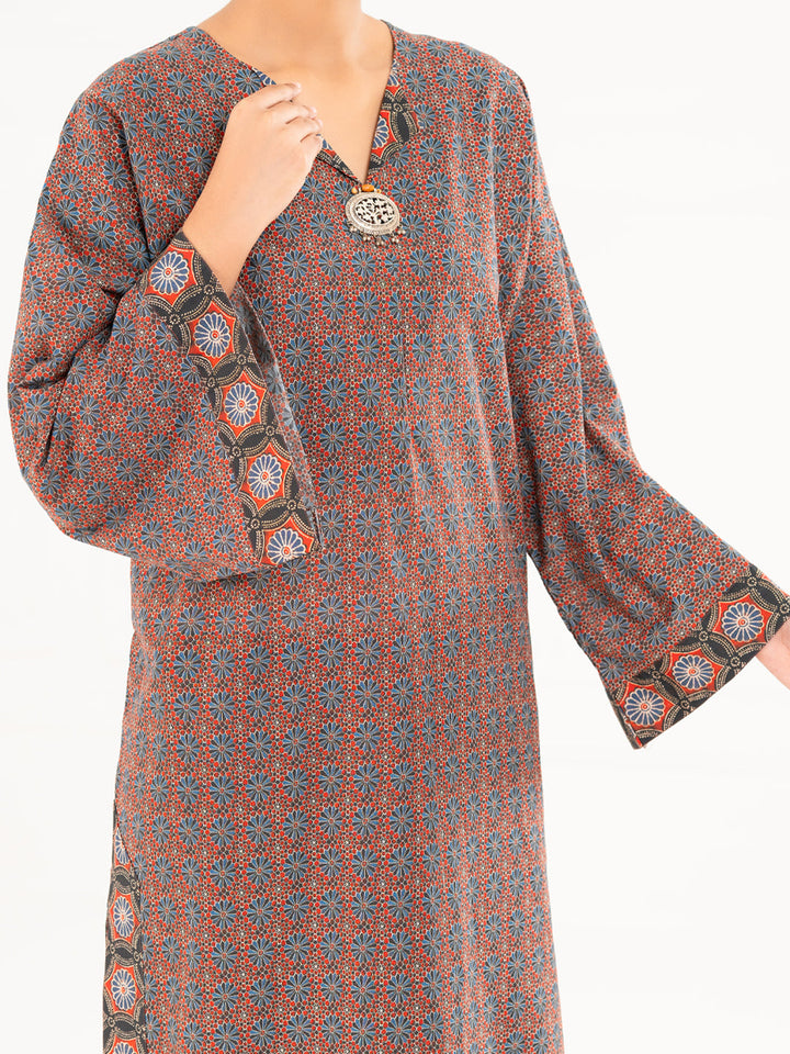 Lawn Multicolor Kurti - Almirah