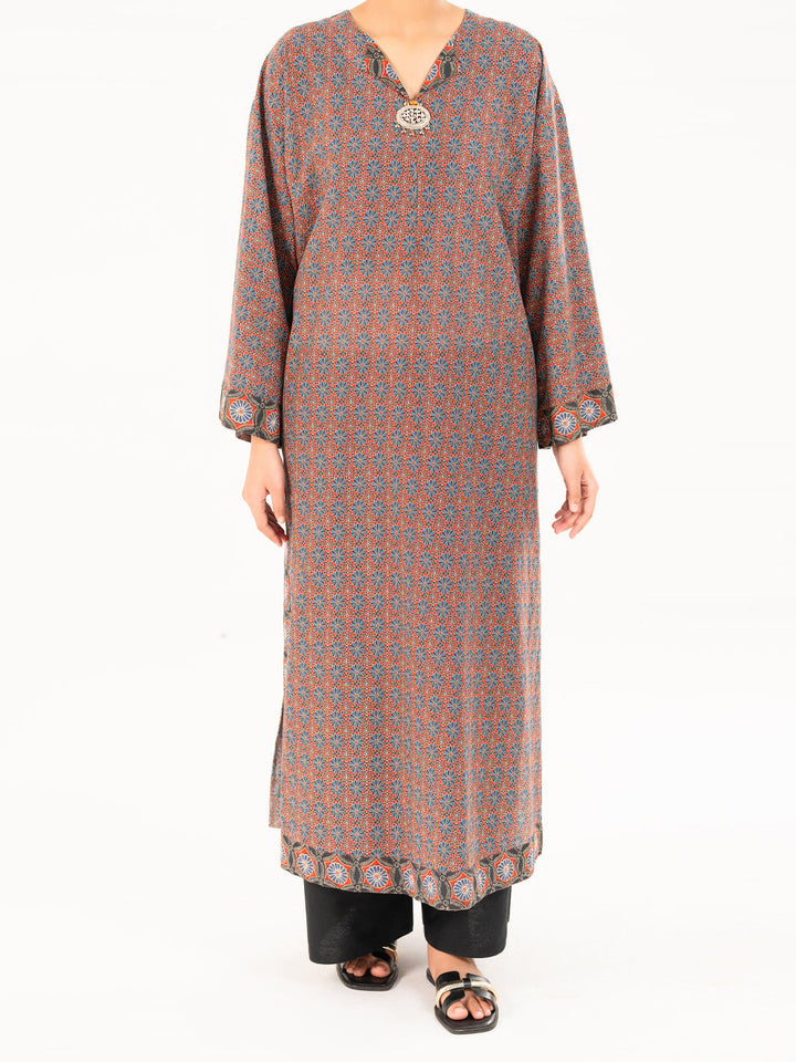 Lawn Multicolor Kurti - Almirah